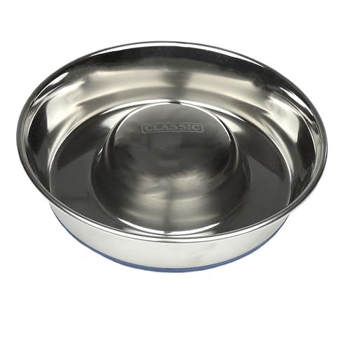 Classic Pet Products Classic Super Premium Steel Slow Feeder, Small, 2600 ml Classic Pet Products Classic Super Premium Steel Slow Feeder, Small, 2600 ml von CLASSIC