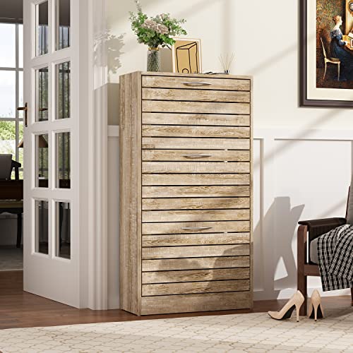 Caldion Schuhschrank mit 3 Klappen, Schuhregal,Schuhkipper für 16 Paar Schuhkommode mit 3 Fächern für Flur Schlafzimmer Eingang 54 * 24 * 107cm Caldion Schuhschrank mit 3 Klappen, Schuhregal,Schuhkipper für 16 Paar Schuhkommode mit 3 Fächern für Flur Schlafzimmer Eingang 54 * 24 * 107cm von Caldion