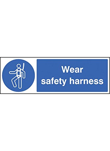 Caledonia Schilder 25407 G tragen Safety Sign Geschirr, selbstklebendes Vinyl, 300 mm x 100 mm von Caledonia Signs