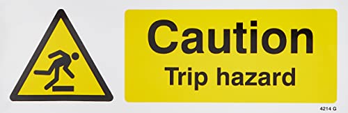 Caledonia Signs 24214G Warnschild, selbstklebend, Vinyl, 300 mm x 100 mm von Caledonia Signs