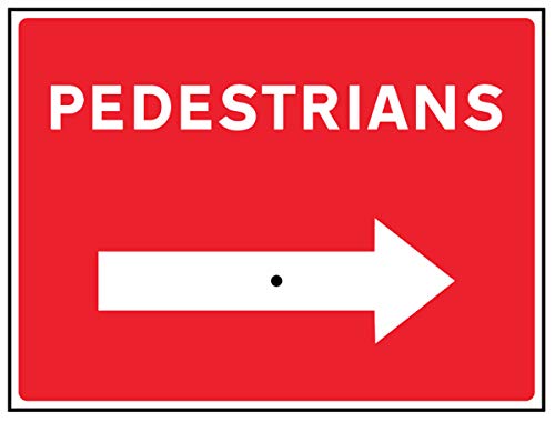 Schild mit Wendepfeil aus Hart-PVC mit Flügelmutter und Pfeil, 600 x 450 mm Schild mit Wendepfeil aus Hart-PVC mit Flügelmutter und Pfeil, 600 x 450 mm von Caledonia Signs