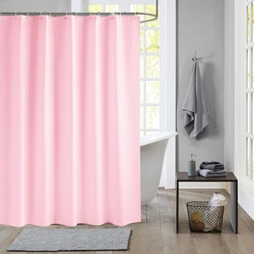 Calefee Duschvorhang Anti Schimmel 80x180, Vorhang Dusche PEVA Wasserdicht Rosa Einfarbig, Duschvorhang mit Haken Calefee Duschvorhang Anti Schimmel 80x180, Vorhang Dusche PEVA Wasserdicht Rosa Einfarbig, Duschvorhang mit Haken von Calefee