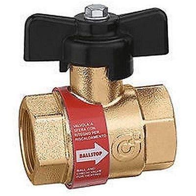 327500 3/4"BALLSTOP - CALEFFI Kugelhahn mit eingebautem Rückschlagventil von Caleffi