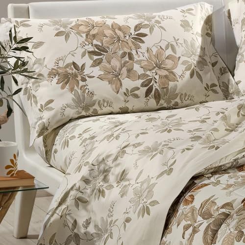 Bettwäsche-Set Lotus für Doppelbett aus Baumwolle von Caleffi