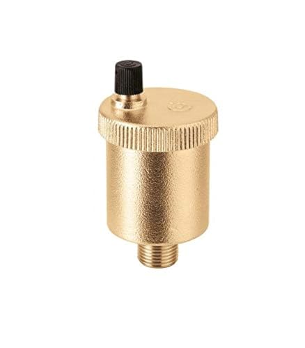 Caleffi 5020 Minical Mini-Entlüftungsventilator, mittelgroß, Messing, 3/8 Zoll von Caleffi