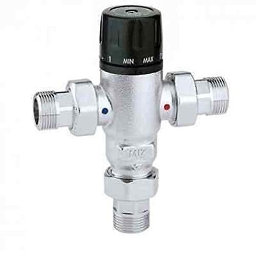 Caleffi 521503 Thermomischer 3/4 Zoll mit Rückschlagventilen am Eingang von Caleffi