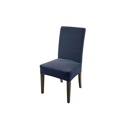 Caleffi 76534 Universal-Stuhlhussen aus Baumwolle, 1-Sitzer, Blau von Caleffi