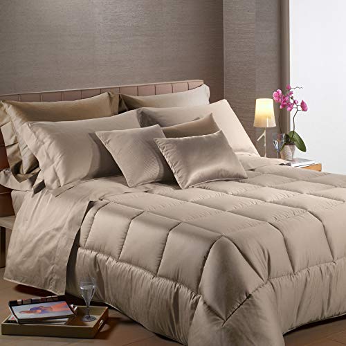 Caleffi - Bettdecke 200x200 cm aus 100% Baumwolle – Steppdecke, Duvet, Sommerdecke, Decke 200x200, Blanket, Bettdecken, Bettdecke 155x220, Weich & Langlebig für Erholsamen Schlaf, Doppelbettdecke von Caleffi