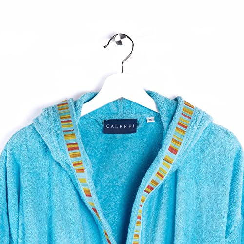 Caleffi - Minorca - Bademantel Herren - Bademantel Damen, Morgenmantel Damen – Flauschiger Damen-Morgenmantel aus Frottee und Herren-Modell aus weicher Baumwolle – ideal für Sie und Ihn von Caleffi