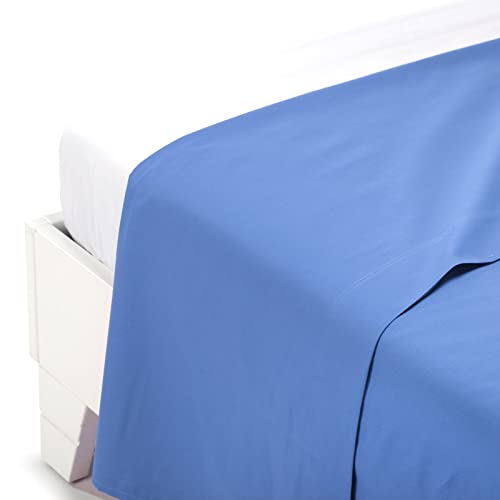 Caleffi Baumwolle, einfarbig, Bettlaken für Doppelbett von Caleffi