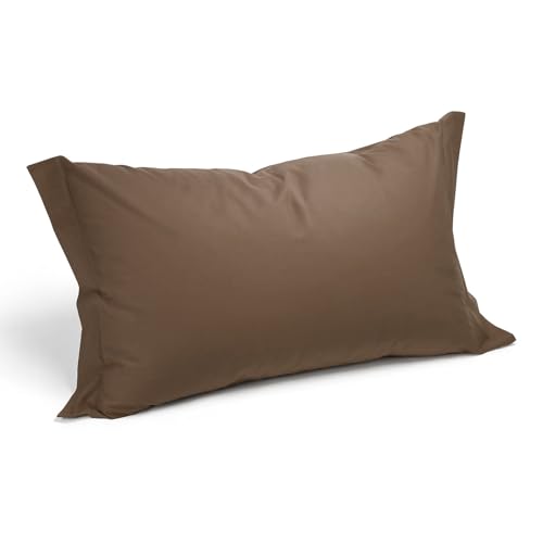 Caleffi Baumwolle Kissenbezüge 2er-Set für Standardbett Weiche und Atmungsaktive Kopfkissenbezüge aus 100% Baumwolle - Kissenbezug im italienischen Design - Dekorieren Sie das Schlafzimmer von Caleffi