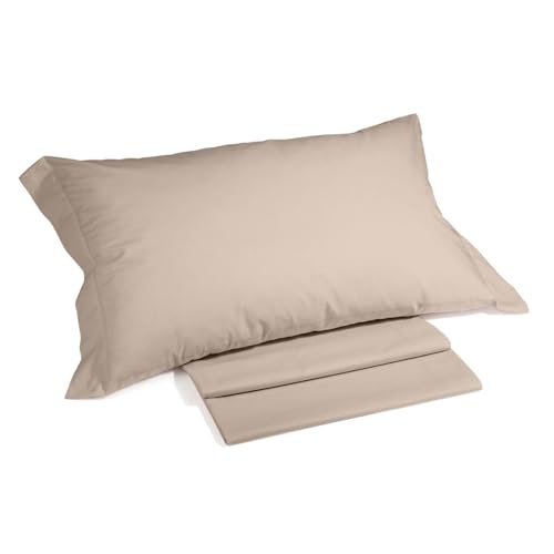 Caleffi Baumwolle einfarbig Bettwäsche-Set, Beige, UNA Piazza e Mezza Caleffi Baumwolle einfarbig Bettwäsche-Set, Beige, UNA Piazza e Mezza von Caleffi