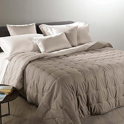 Caleffi - Bettdecke 200x200 cm aus 100% Mikrofaser – Steppdecke, Duvet, Sommerdecke, Decke 200x200, Blanket, Bettdecken, Bettdecke 155x220, Weich & Langlebig für Erholsamen Schlaf, Doppelbettdecke von Caleffi