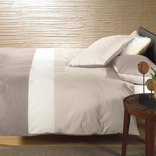 Caleffi Bettwäsche Set 4teilig aus 100% Baumwolle – Weiches und Elegantes Duvet Cover, Waschbar & Pflegeleicht Bettbezug, Bettwaren & Bettwäsche - von Caleffi