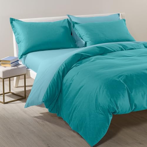 Caleffi Bettwäsche Set 4teilig aus 100% Baumwolle – Weiches und Elegantes Duvet Cover, Waschbar & Pflegeleicht Bettbezug, Bettwaren & Bettwäsche - Caleffi Bettwäsche Set 4teilig aus 100% Baumwolle – Weiches und Elegantes Duvet Cover, Waschbar & Pflegeleicht Bettbezug, Bettwaren & Bettwäsche - von Caleffi