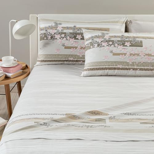 Caleffi Calaluna Bettwäsche, Baumwolle, Taupe, Doppelbett, 73285 Caleffi Calaluna Bettwäsche, Baumwolle, Taupe, Doppelbett, 73285 von Caleffi