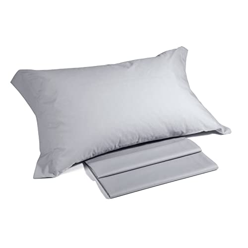 Caleffi Cotone Tinta Unita Bettwäsche-Set, Baumwolle, grau, UNA Piazza e Mezza Caleffi Cotone Tinta Unita Bettwäsche-Set, Baumwolle, grau, UNA Piazza e Mezza von Caleffi