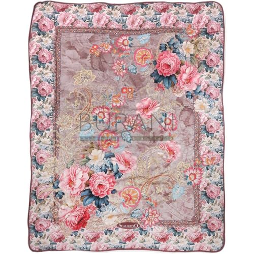 Caleffi Decke FLORA ROSA 130 x 170 cm - Stoff Baumwolle Füllung Polyester Caleffi Decke FLORA ROSA 130 x 170 cm - Stoff Baumwolle Füllung Polyester von Caleffi
