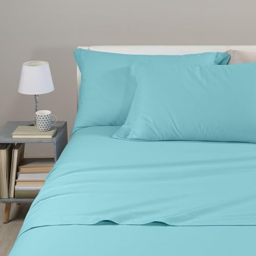 Caleffi Einfarbiges Flanell-Bettwäsche-Set, Anice, Einzelbett von Caleffi