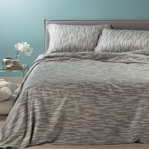 Caleffi Fusion Bettwäsche-Set, Baumwollsatin, Grau, Doppelbett, 1002899, Caleffi Caleffi Fusion Bettwäsche-Set, Baumwollsatin, Grau, Doppelbett, 1002899, Caleffi von Caleffi