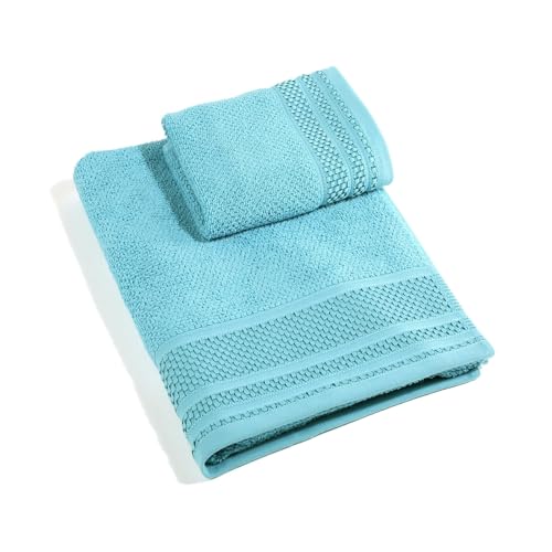 Caleffi Gästehandtuch aus Baumwolle GIM Wasser, 64414 von Caleffi