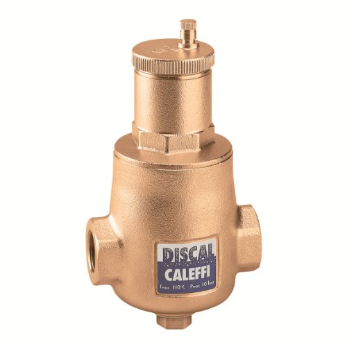 Caleffi Luftabscheider DISCAL Messing, mit Entleerungsstutzen 1" IG 551006 von Thermador