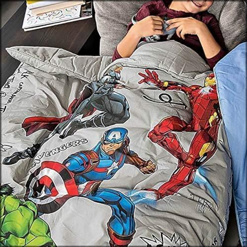 Caleffi Marvel 81207 – Heizdecke 110 x 160 cm, einzigartiges Avengers-Team von Caleffi