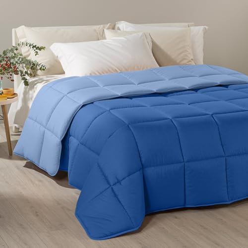 Caleffi - Moderne Steppdecke für französisches Bett und Halbblau Caleffi - Moderne Steppdecke für französisches Bett und Halbblau von Caleffi
