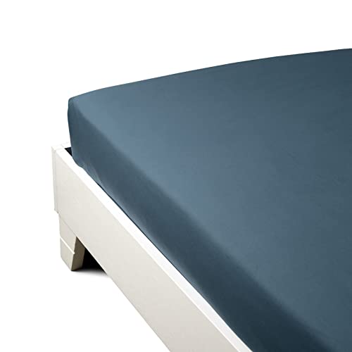 Caleffi - Perkal-Bettlaken für Doppelbett | Italienisches Design | Bequem für besseren Schlaf | Langlebig und sicher, Avio, Doppelbett, Perkal von Caleffi