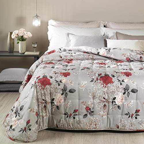 Caleffi Soave 1001217 Steppdecke für Doppelbett, aus Mikrofaser, Taupe Caleffi Soave 1001217 Steppdecke für Doppelbett, aus Mikrofaser, Taupe von Caleffi