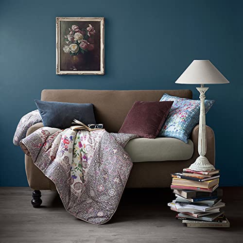 Caleffi - Sofabezug, elastisch, Melange, einfarbig, 2-Sitzer, Mokka von Caleffi