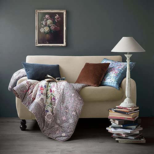 Caleffi - Sofabezug, elastisch, Melange, einfarbig, 3-Sitzer, cremefarben von Caleffi