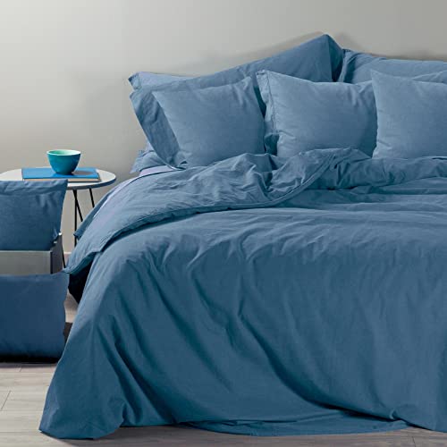 Caleffi Vintage Bettwäsche-Set, Baumwolle, Blau, Einzelbett, 1005001 Caleffi Vintage Bettwäsche-Set, Baumwolle, Blau, Einzelbett, 1005001 von Caleffi