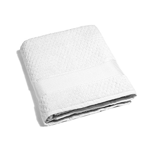 Caleffi &apos 37121 Bath Towel weiß 1Stück (S) Badetuch Handtücher (Bath Towel, Weiß, einfarbig, M, 1 Stück (S)) von Caleffi