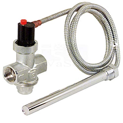 Caleffi, Thermische Sicherheitsventile ST543, Heizkessel mit Sicherheitsschlange oder E.C.S-Ball, Korpus aus verchromtem Messing, Feder aus Edelstahl, Dichtungen aus EPDM, Anschlüsse 3/4 Zoll F Caleffi, Thermische Sicherheitsventile ST543, Heizkessel mit Sicherheitsschlange oder E.C.S-Ball, Korpus aus verchromtem Messing, Feder aus Edelstahl, Dichtungen aus EPDM, Anschlüsse 3/4 Zoll F von Caleffi