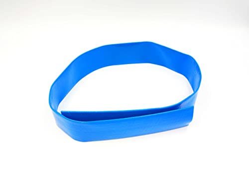 Flachschlauch Ø 76 mm | 3 Zoll - Meterware | 5 bar Betriebsdruck | Betonschlauch | PVC blau von Caleido-Concept Ideen für Dein Leben