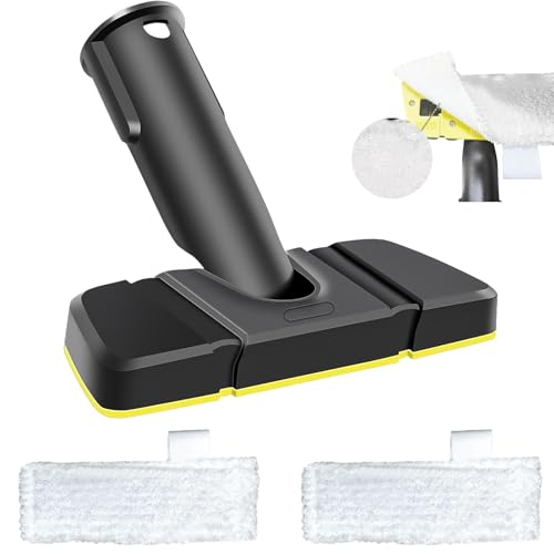 3 Stück für Kärcher Dampfreiniger Zubehör mit Flexible Handdüse für Kärcher SC2 SC3 SC4 SC5, Kärchers Dampfreiniger Zubehör inkl Zubehör Bodendüsenset und 2 Mikrofaser-Bodentuch von Calenxy