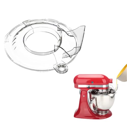 Spritzschutz Ersatz für Kitchen Aid 4.5-5 QT Stand Mixer, Klarer Spritzschutz für Küchen Zubehör, Spritzschutz Schüssel Perfekt für Kitchen Aid Edelstahlschüssel nur von Calenxy
