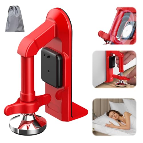 Türstopper Alarm, Alarm Türstopper Türalarm Einbruchschutz 80dB Alarm, Hotel Sicherheitsvorrichtung und Persönlichen Schutz Einstellbares Türstopper für Zuhause, Hotel Reisen mit Batterien von Calenxy