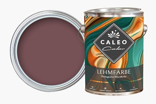 Caleo Color Lehmfarbe KAMINABEND 0,15 Liter - ökologische Wandfarbe für Wohnzimmer und Co. - hoch deckend, tropffrei, geruchsneutral von Caleo Color