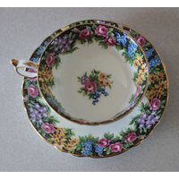 Bezaubernde Paragon Teetasse Und Untertasse Blumengarten Mit Rosen von Calessabay