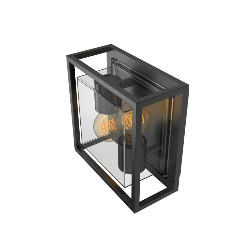 Calex Außenwandleuchte 2 Flammig Oben Unten Alu Schwarz Außenwandlampe Lampe B-Ware von Calex