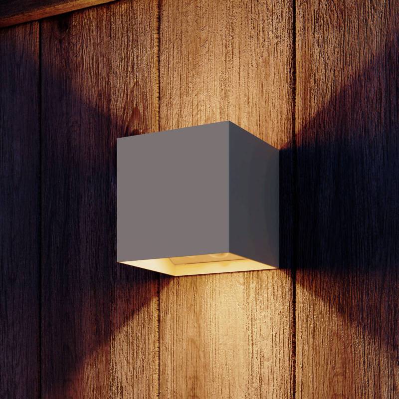 Calex LED-Akku-Sensor-Außenwandlampe Volterra, sand, IP44 von Calex