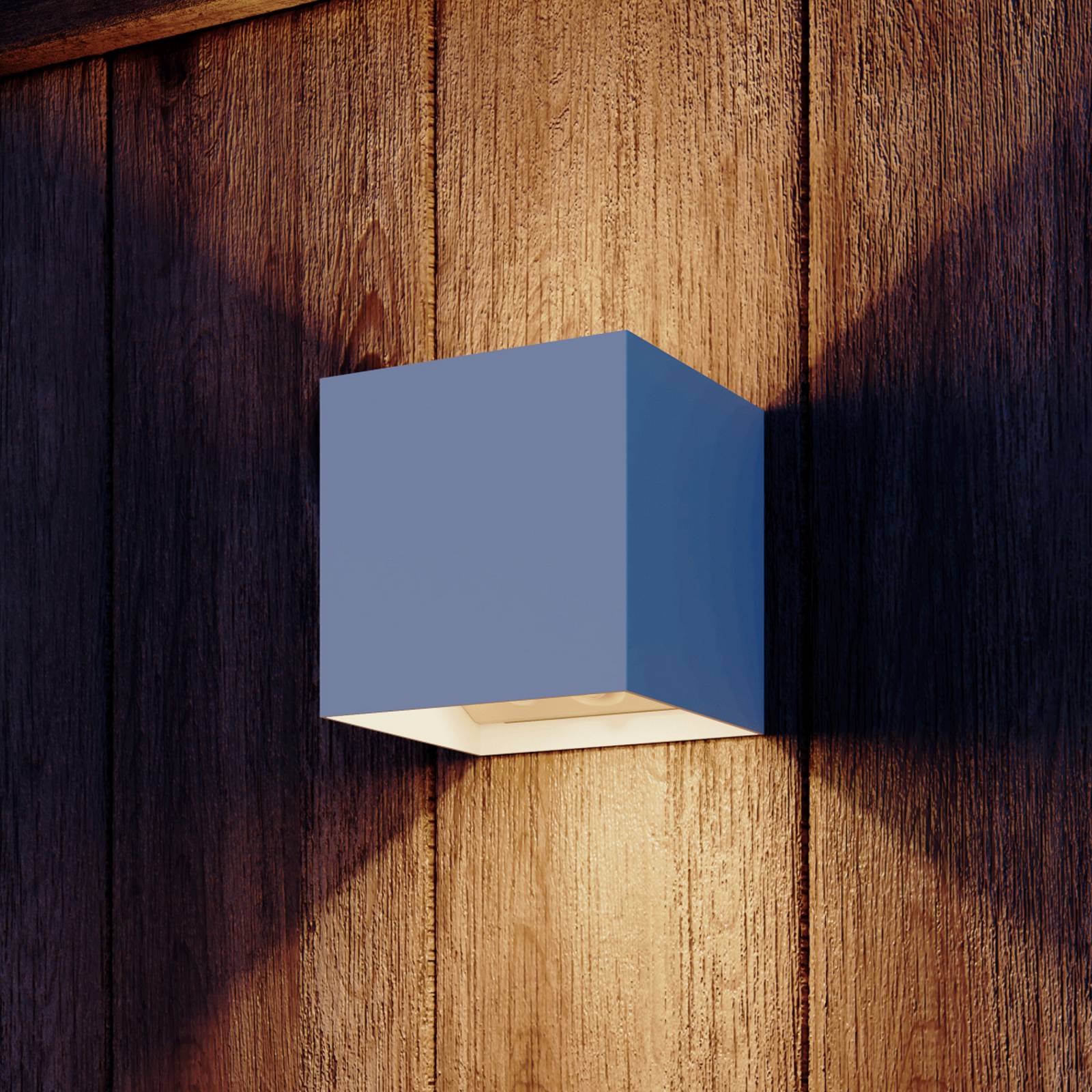 Calex LED-Akku-Sensor-Außenwandlampe Volterra, weiß, IP44 Calex LED-Akku-Sensor-Außenwandlampe Volterra, weiß, IP44 von Calex