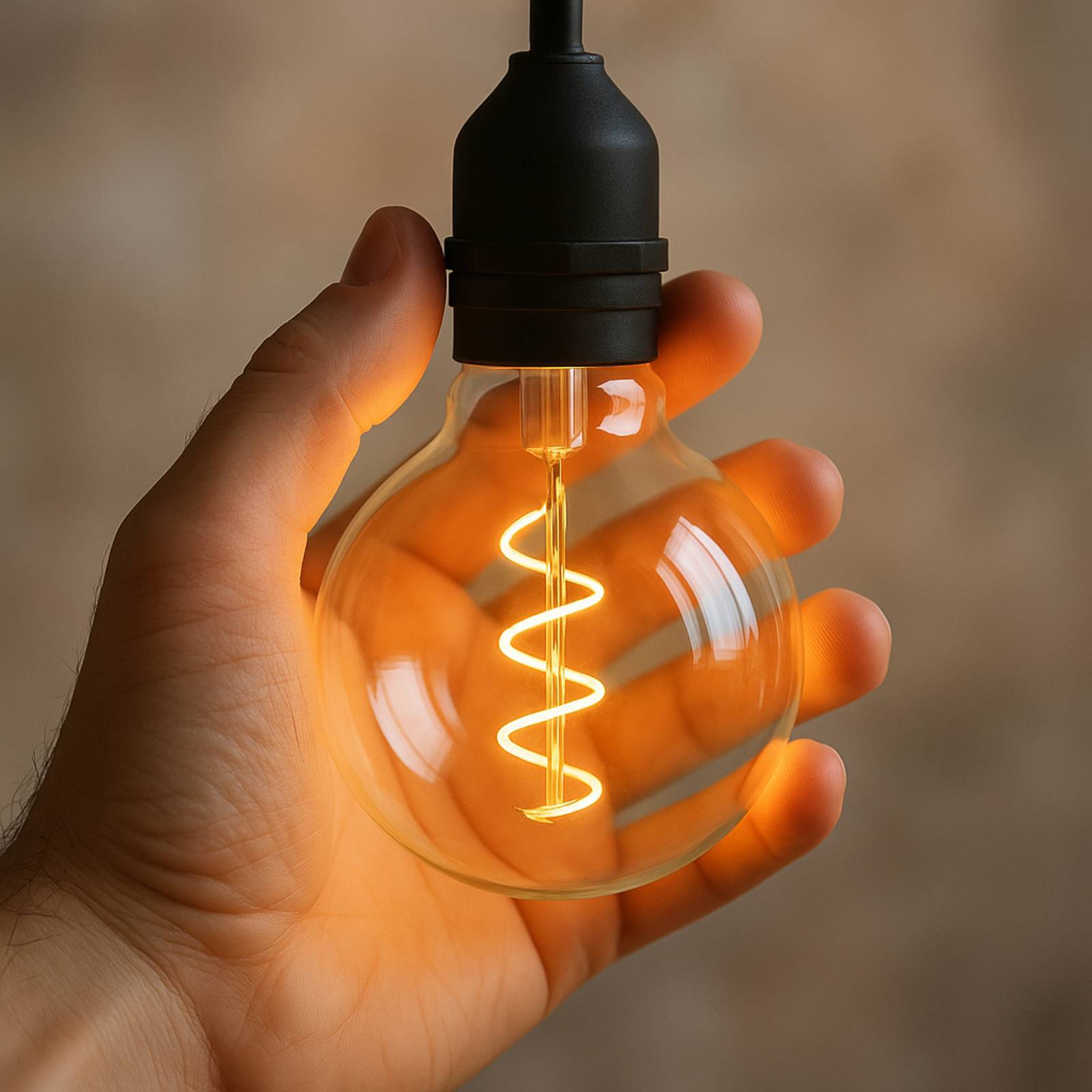 Calex LED-Lichterkette Vista XL Länge 10 m IP44 Remote von Calex