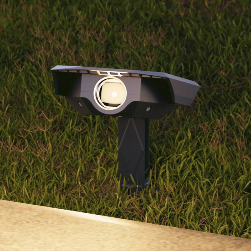 Calex LED-Solar-Erdspießstrahler Padoa, 2er-Pack, schwarz von Calex