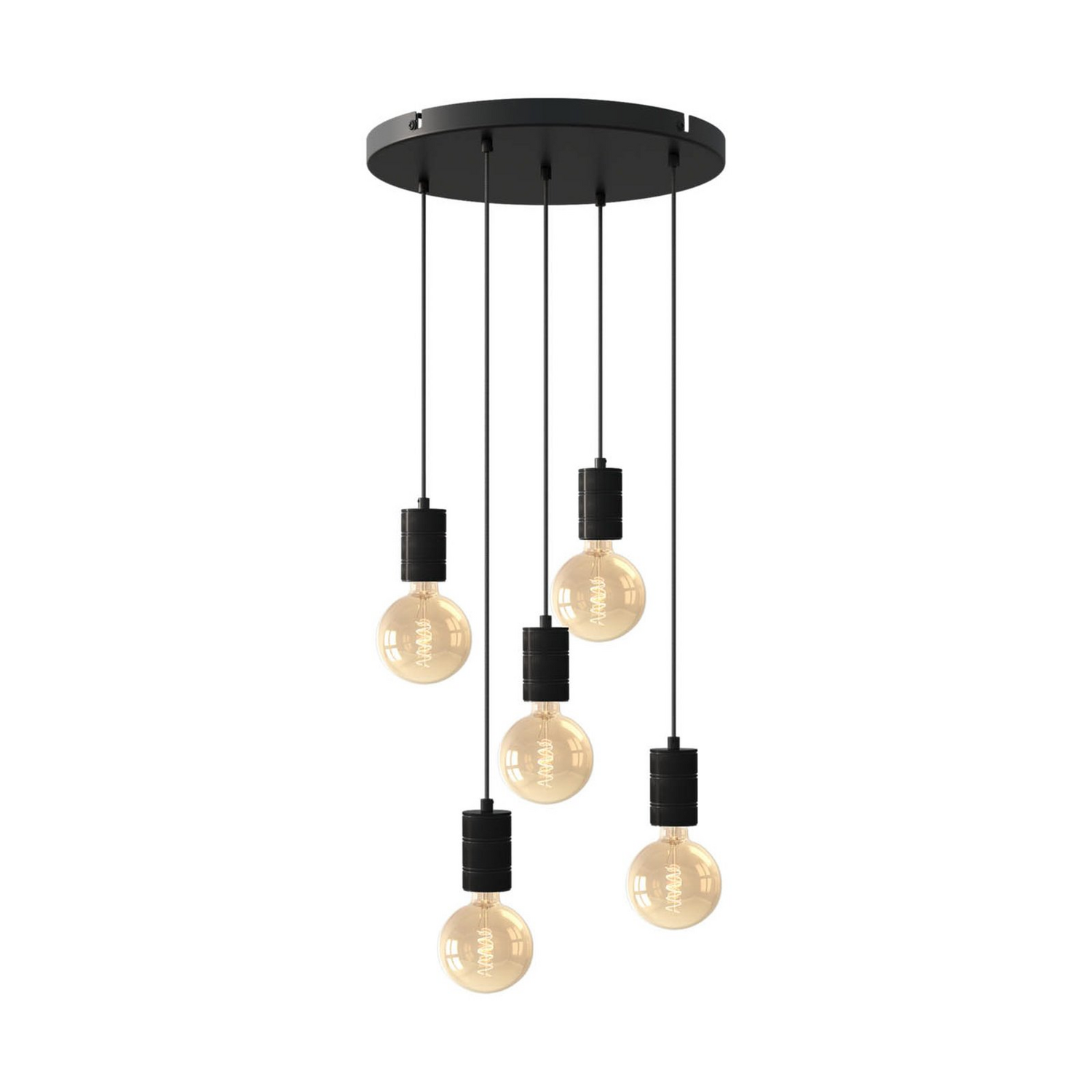 Calex Retro Pendelleuchte Rund Schwarz Pendellampe Lampe Leuchte Pendellampe E27 B-Ware Calex Retro Pendelleuchte Rund Schwarz Pendellampe Lampe Leuchte Pendellampe E27 B-Ware von Calex