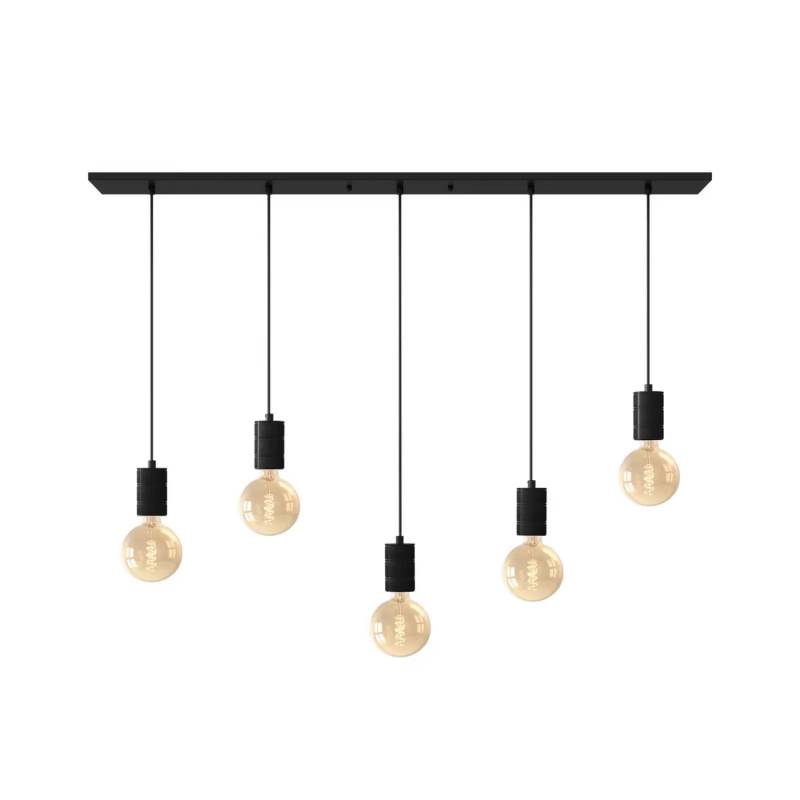 Calex Retro Pendelleuchte Schwarz Hängeleuchte Deckenleuchte Leuchte Lampe E27 B-Ware von Calex