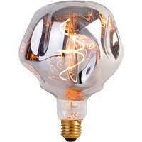 E27 dimmbare LED-Lampe G125 Silber 4W 75 lm 1800K von Calex