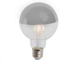 E27 dimmbare LED Lampe Aufsatzspiegel Silber G95 3,5W 250lm 2300K von Calex